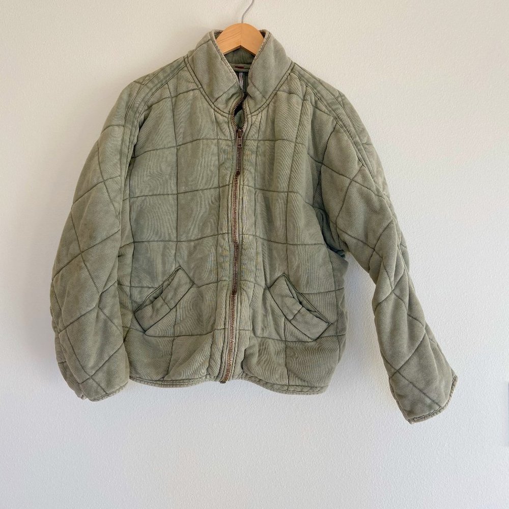 Dolman Quilted Knit Jacket